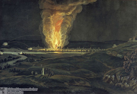 Die Belagerung der Stadt Mainz am 22. Oktober 1792 (1793) 